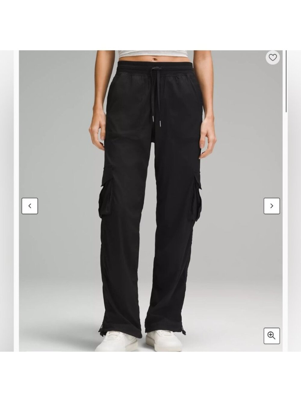 Lululemon Dance Studio Relaxed-Fit Mid-Rise Cargo Jogger Woman Large Black 2024